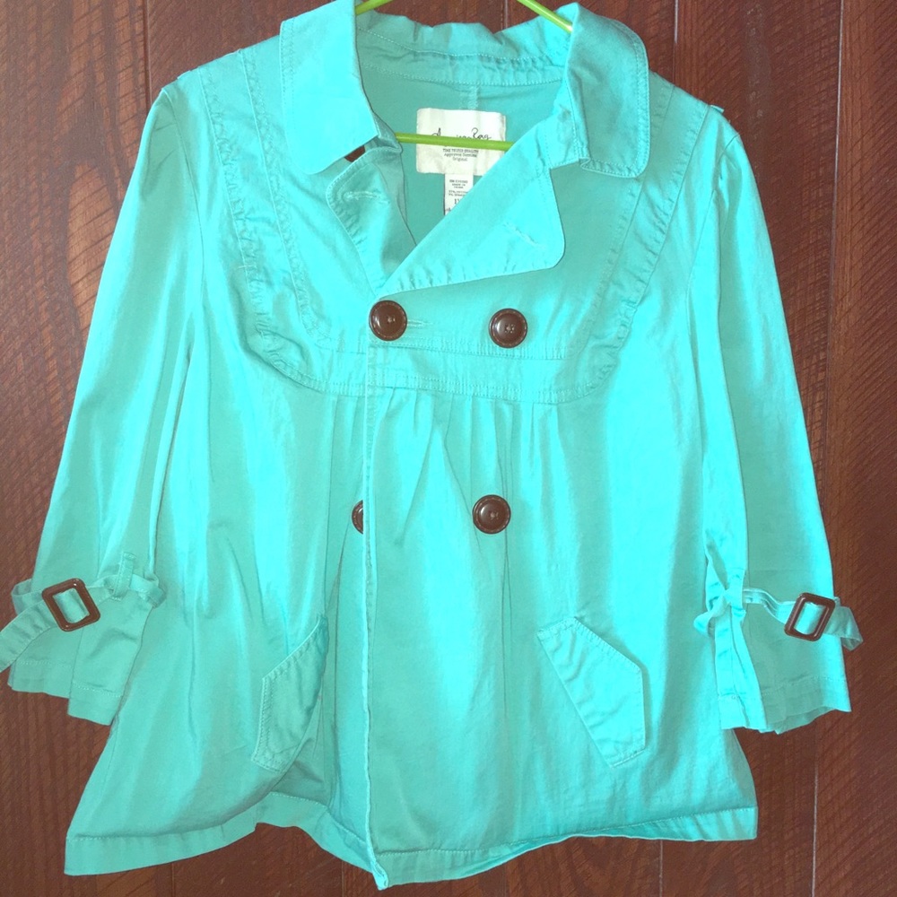 American Rag Plus Size 1X (14W/16W) Teal Jacket